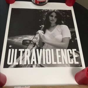 Lana Del Rey Ultraviolence Official Lithograph ISO